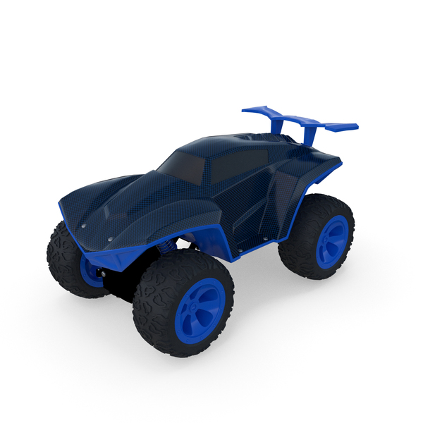 Radio Controlled: Toy RC Car Blue Carbon PNG & PSD Images