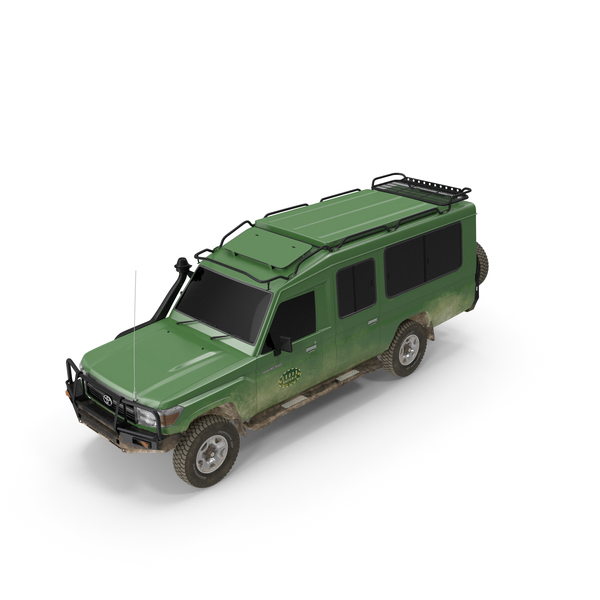 Suv: Toyota Land Cruiser Safari Green Exterior Only PNG & PSD Images Suv: Toyota Land Cruiser Safari Green Exterior Only PNG & PSD Images