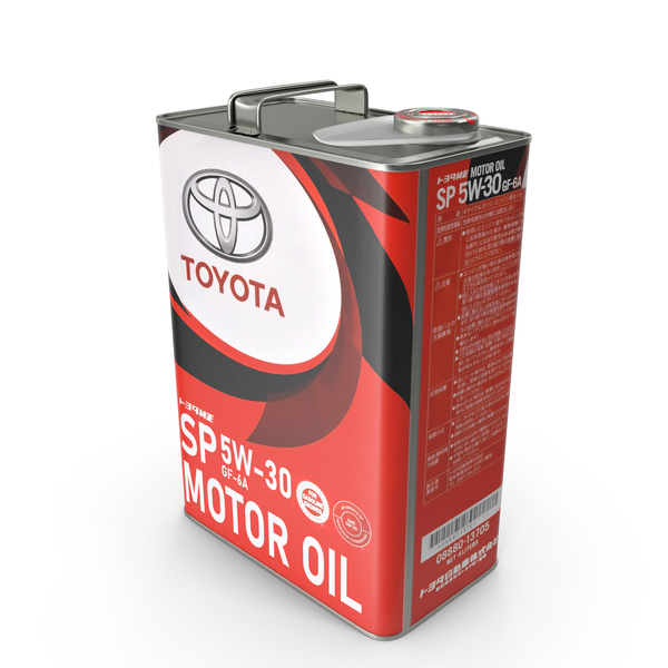 Toyota Motor Oil Metal Can PNG & PSD Images