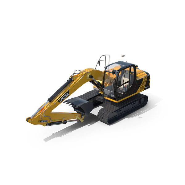 Tracked Excavator JCB JS130 PNG & PSD Images Tracked Excavator JCB JS130 PNG & PSD Images