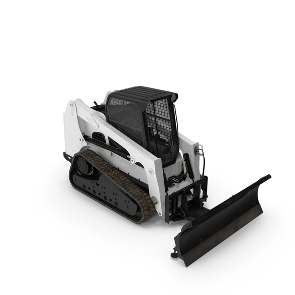 Tracked Skid Steer Bobcat With Dozer Blade PNG & PSD Images Tracked Skid Steer Bobcat With Dozer Blade PNG & PSD Images