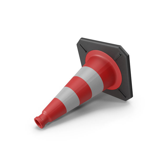 Cones: Traffic Cone 50cm Posed PNG & PSD Images