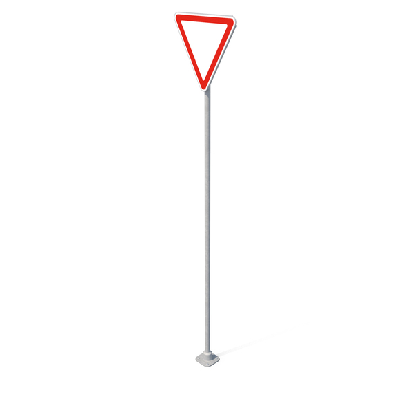 Yield: Traffic Sign Give Way PNG & PSD Images Yield: Traffic Sign Give Way PNG & PSD Images