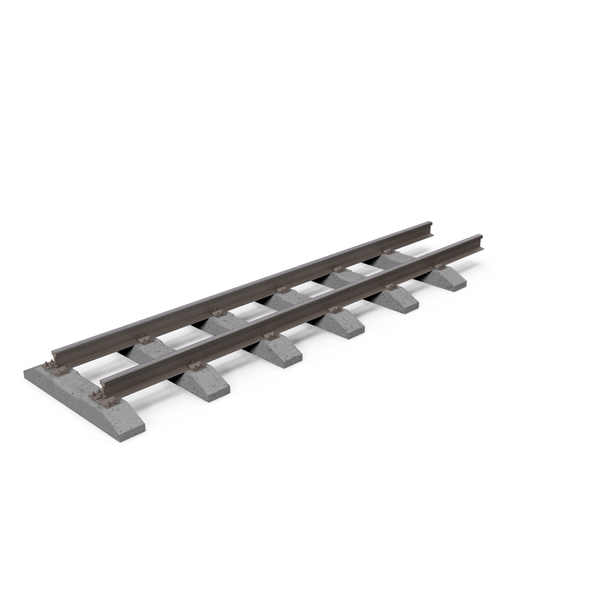 Railroad Track: Train Tracks with Brick Block PNG & PSD Images Railroad Track: Train Tracks with Brick Block PNG & PSD Images