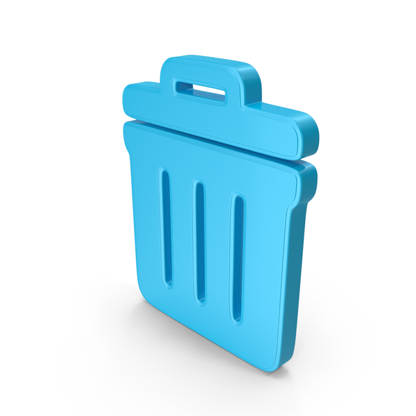 Wastepaper Basket: Trash Bin Symbol Blue PNG & PSD Images Wastepaper Basket: Trash Bin Symbol Blue PNG & PSD Images