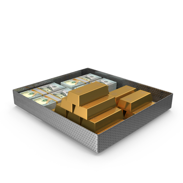 One Hundred Bill: Tray With 100 US Dollar Money Gold Biscuits PNG & PSD Images One Hundred Bill: Tray With 100 US Dollar Money Gold Biscuits PNG & PSD Images