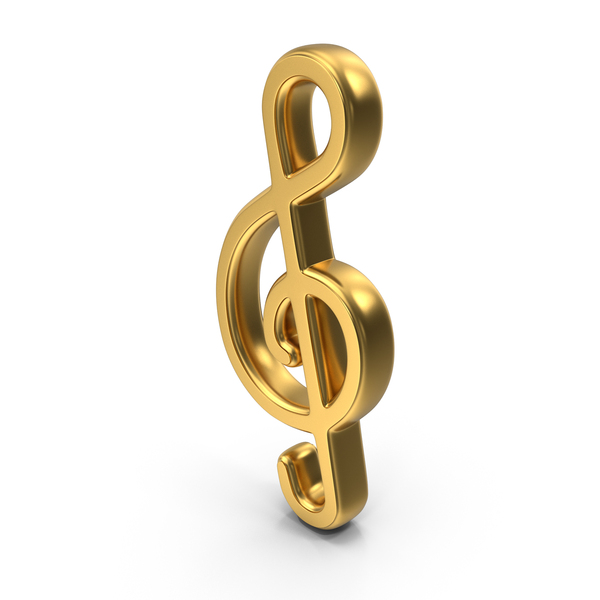 Symbols: Treble Clef Gold Symbol PNG & PSD Images Symbols: Treble Clef Gold Symbol PNG & PSD Images
