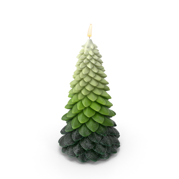 Tree Shaped Candle PNG & PSD Images