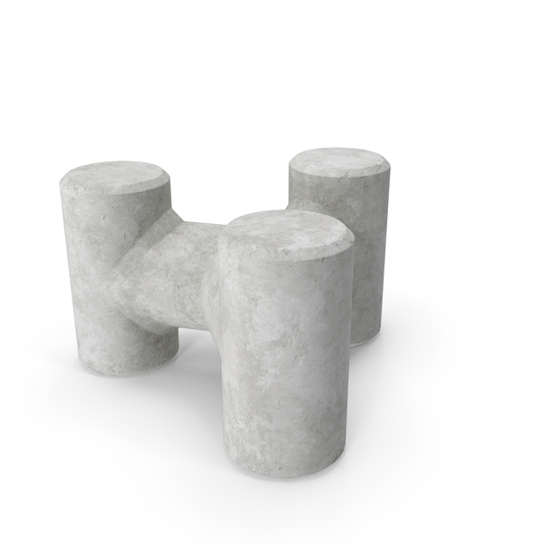Concrete Barrier: Tribar Coastal Wave Breaker PNG & PSD Images