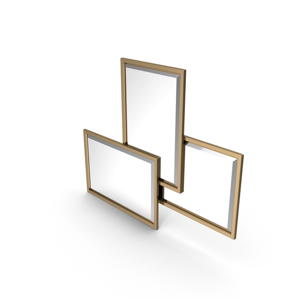 Interior: Trio Gold Mirrors PNG & PSD Images Interior: Trio Gold Mirrors PNG & PSD Images