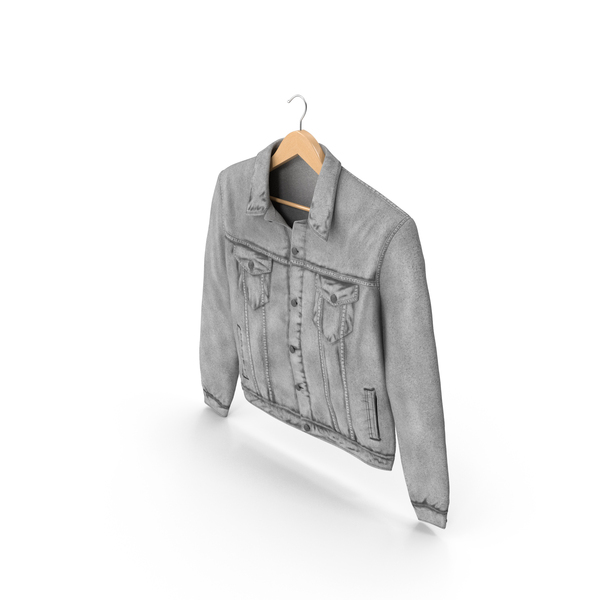 Jean: Trucker Jeans Jacket On Hanger PNG & PSD Images Jean: Trucker Jeans Jacket On Hanger PNG & PSD Images