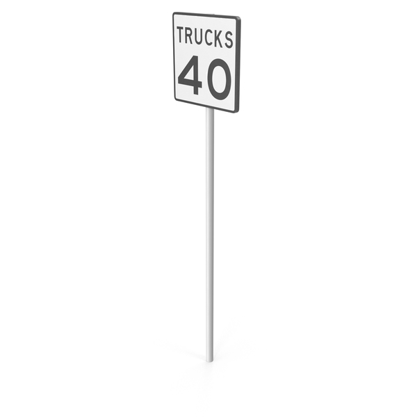 Traffic Signs: Trucks Speed Limit Sign PNG & PSD Images Traffic Signs: Trucks Speed Limit Sign PNG & PSD Images