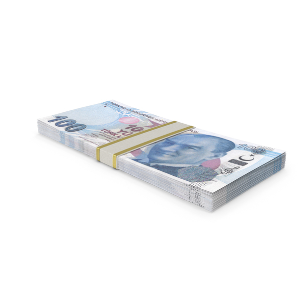 Turkish Lira Banknote Stack PNG & PSD Images Turkish Lira Banknote Stack PNG & PSD Images