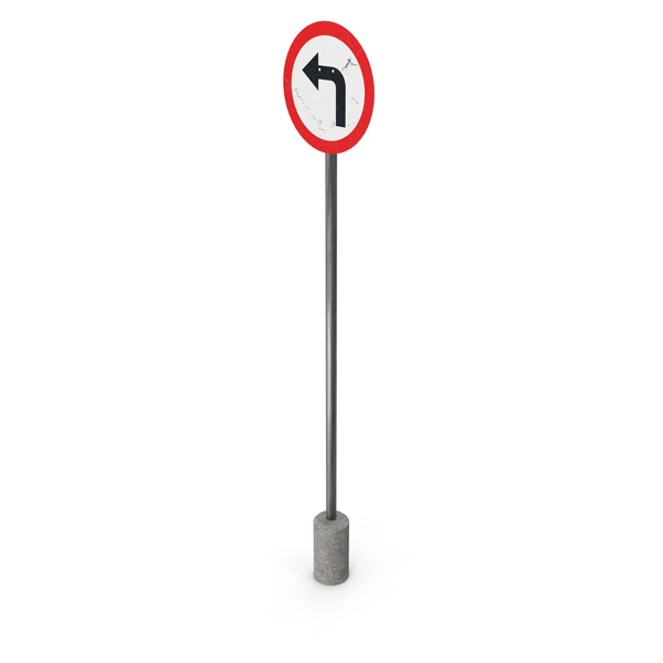 Turn Left Sign PNG Images & PSDs for Download | PixelSquid - S12092087D