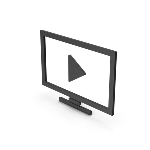 Symbols: TV / Monitor Black Symbol PNG & PSD Images