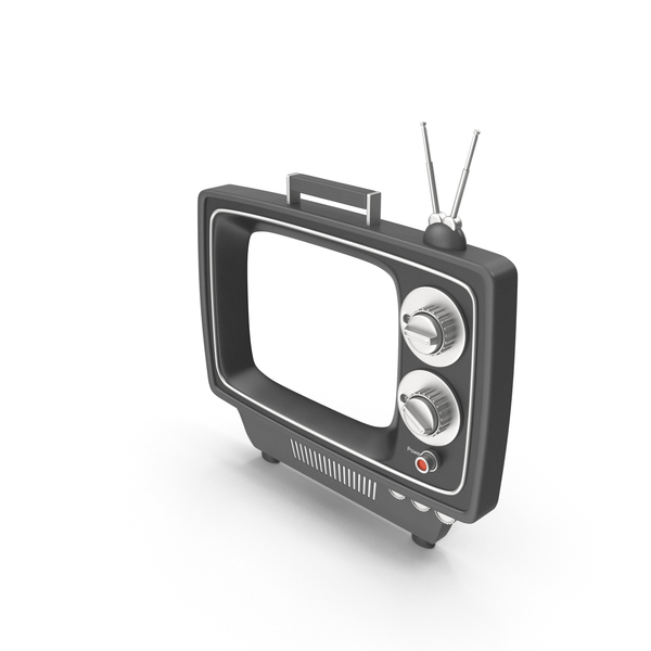Retro: TV Silver PNG & PSD Images