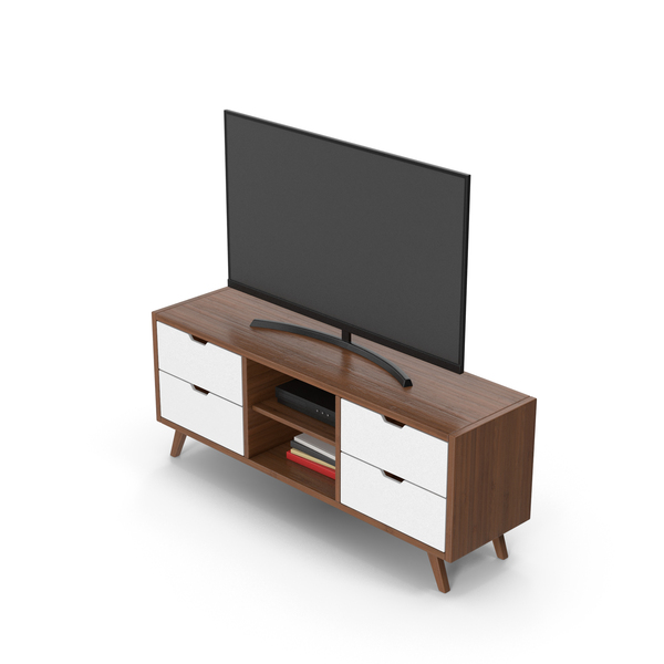 TV Stand Set Dark Wood PNG & PSD Images TV Stand Set Dark Wood PNG & PSD Images