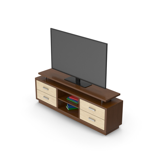 TV Stand With Smart TV PNG & PSD Images