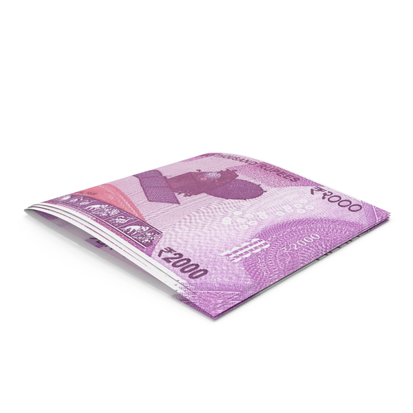 Banknote: Two 2000 Rupees Note Folded PNG & PSD Images Banknote: Two 2000 Rupees Note Folded PNG & PSD Images