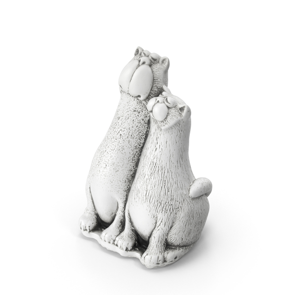 Two Cats Toy Statue PNG & PSD Images Two Cats Toy Statue PNG & PSD Images