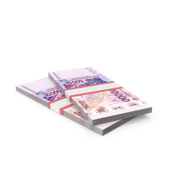 Two Currency African 10000 Francs Block Money PNG & PSD Images Two Currency African 10000 Francs Block Money PNG & PSD Images