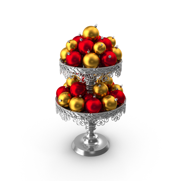 Christmas Ball: Two Tier Vase With Ornaments PNG & PSD Images Christmas Ball: Two Tier Vase With Ornaments PNG & PSD Images
