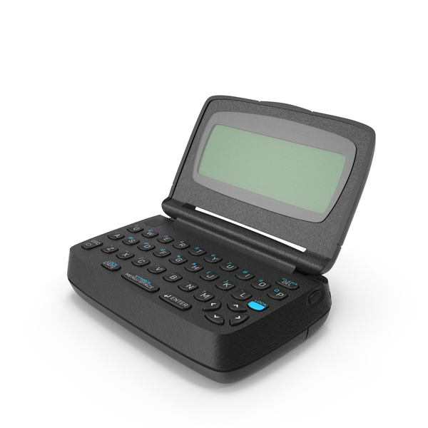 Two-Way Pager with Screen Off PNG & PSD Images Two-Way Pager with Screen Off PNG & PSD Images