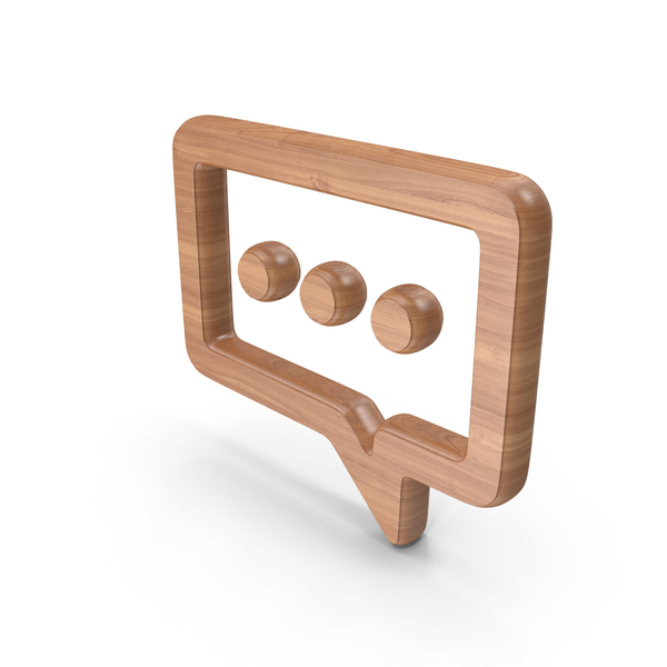 Symbols: Typing Message Wood Symbol PNG & PSD Images