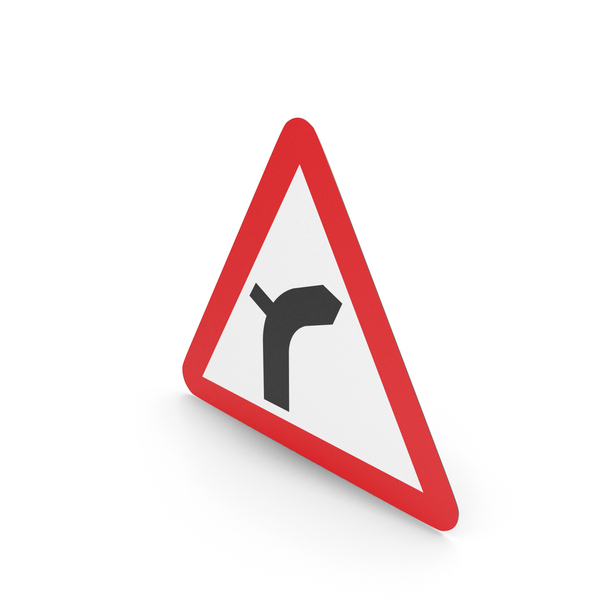 UK Junction On A Bend Sign PNG & PSD Images
