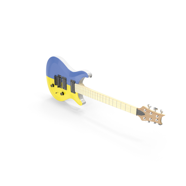 Ukraine Flag Electric Guitar PNG & PSD Images Ukraine Flag Electric Guitar PNG & PSD Images