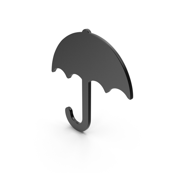 Symbols: Umbrella Black Icon PNG & PSD Images