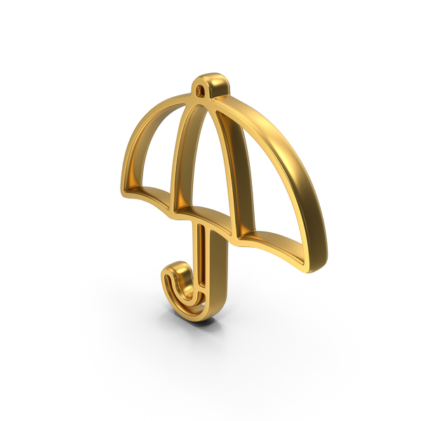 Logo: Umbrella Gold Symbol PNG & PSD Images