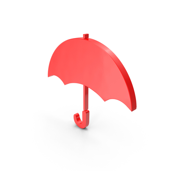 Umbrella Symbol Red PNG & PSD Images