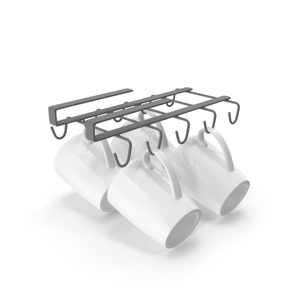 Tree: Under Shelf Mug Holder with Mugs PNG & PSD Images Tree: Under Shelf Mug Holder with Mugs PNG & PSD Images