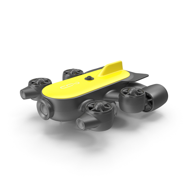 Remotely Operated Vehicle: Underwater Drone Geneinno Titan 150M 02 PNG & PSD Images
