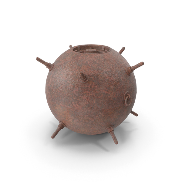 Sea: Underwater Mine Rusty PNG & PSD Images