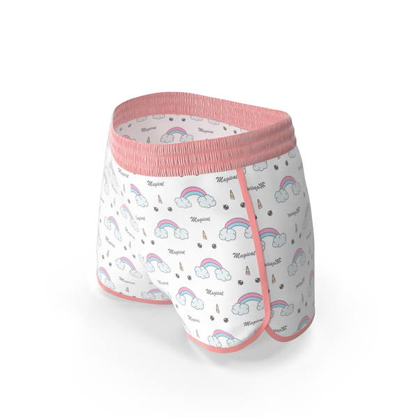 Shorts: Unicorn Girl Short PNG & PSD Images Shorts: Unicorn Girl Short PNG & PSD Images