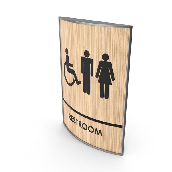 Toilet: Unisex Accessible Restroom Sign PNG & PSD Images