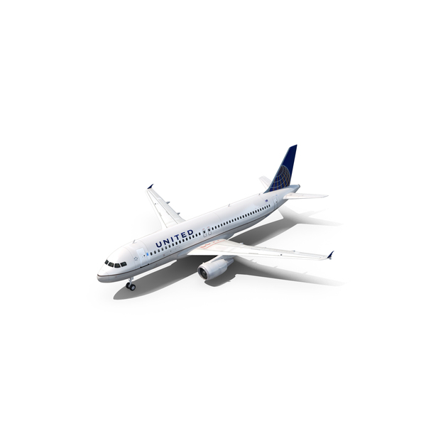 Airliner: United Airlines A320 PNG & PSD Images Airliner: United Airlines A320 PNG & PSD Images