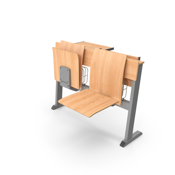 University Seating System For Two Places PNG & PSD Images