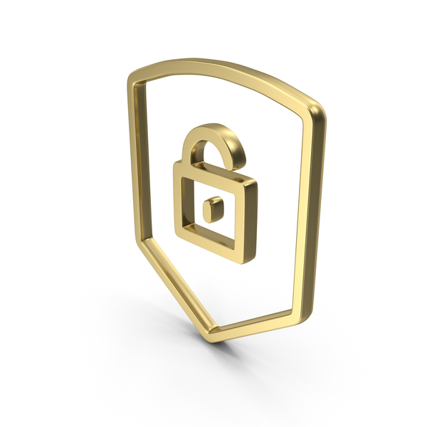Symbols: Unlock Guard Secure Shape Gold PNG & PSD Images Symbols: Unlock Guard Secure Shape Gold PNG & PSD Images