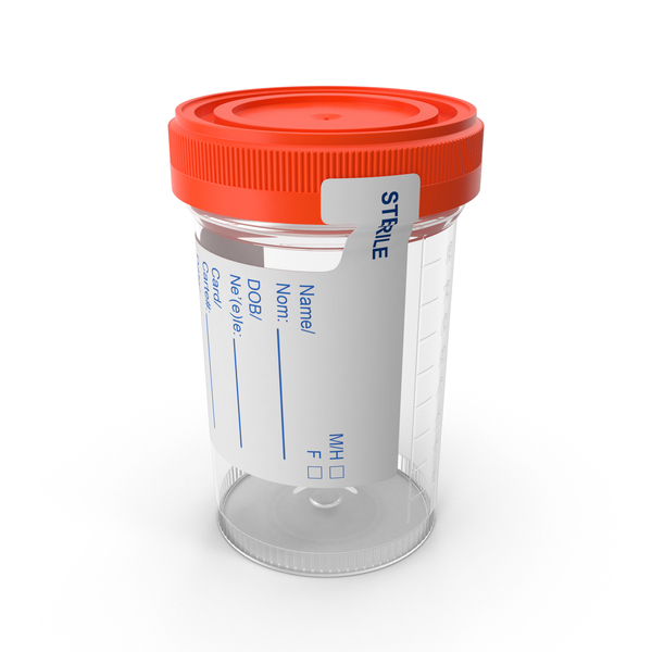 Tube Container: Urine Sample Empty PNG & PSD Images