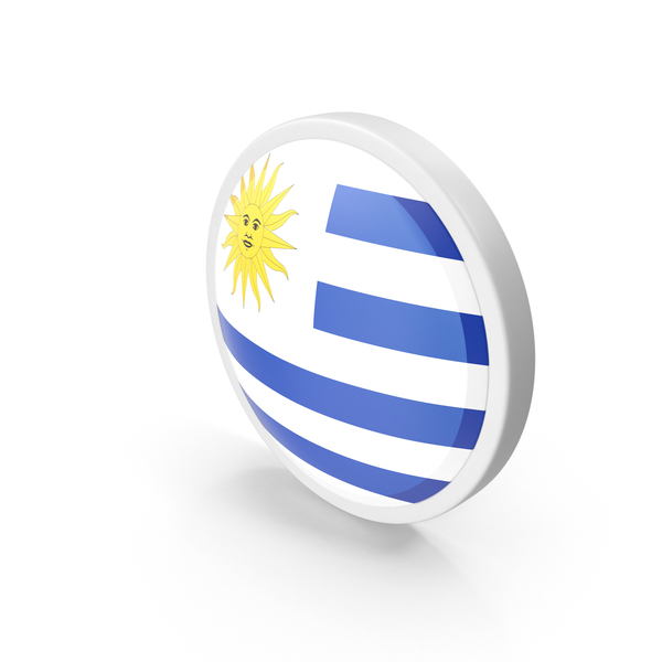 Uruguay Flag Button PNG & PSD Images Uruguay Flag Button PNG & PSD Images