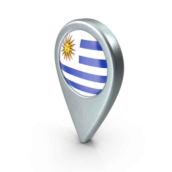 Uruguay Location With Flag PNG & PSD Images