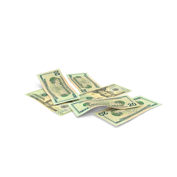 Twenty Bill: US 20 Dollar Money Six Notes Ground PNG & PSD Images Twenty Bill: US 20 Dollar Money Six Notes Ground PNG & PSD Images