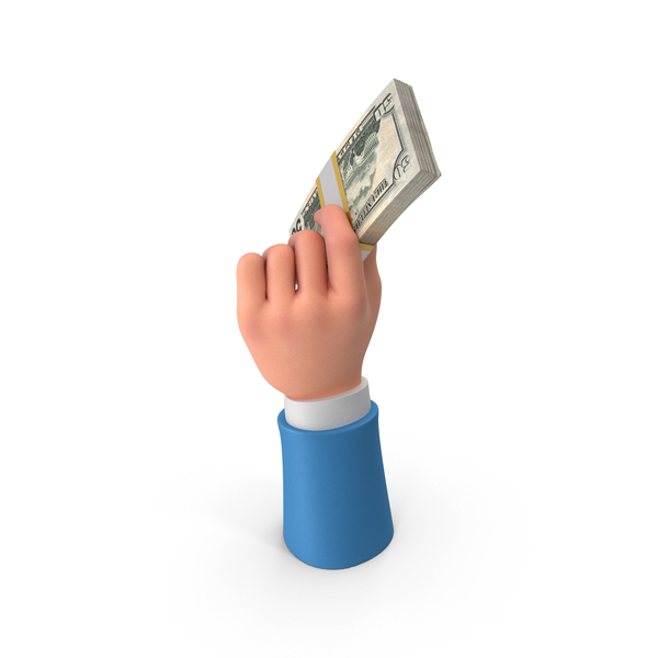 Fifty Dollar Bill: US 50 Dollars Lots Holding In Left Hand Money PNG & PSD Images