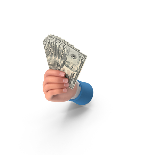 Fifty Dollar Bill: Us 50 Dollars Notes Holding Hand Money PNG & PSD Images