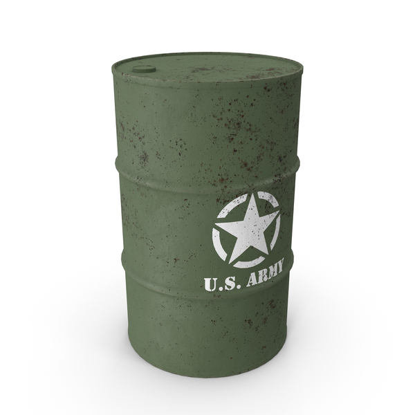 Oil Drum: US Army Barrel PNG & PSD Images
