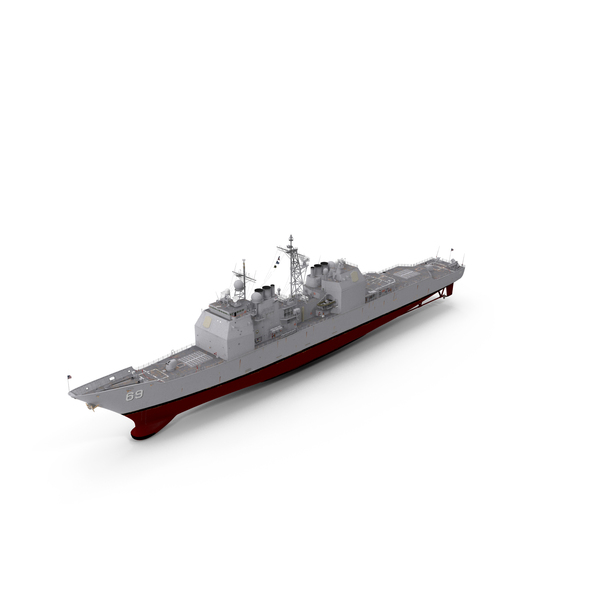 US Navy Destroyer USS Vicksburg CG-69 PNG & PSD Images
