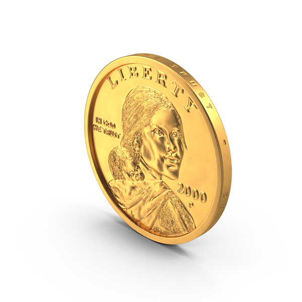 硬币：美国Sacagawea Dollar PNG和PSD图像